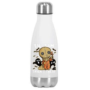 Sam Trickin Or Treatin Trick Or Treat Halloween Horror Stainless Steel Insulated Water Bottle