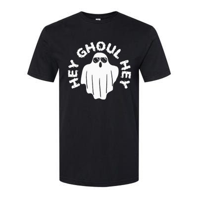 Spooky Trick Or Treat Hey Ghoul Hey Funny Halloween Softstyle® CVC T-Shirt