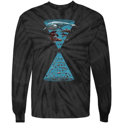 Save The Oceans Tie-Dye Long Sleeve Shirt