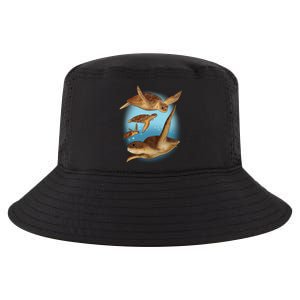 Sea Turtle Ocean Skip A Straw Save A Turtle Gift Cool Comfort Performance Bucket Hat