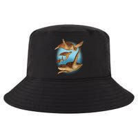 Sea Turtle Ocean Skip A Straw Save A Turtle Gift Cool Comfort Performance Bucket Hat