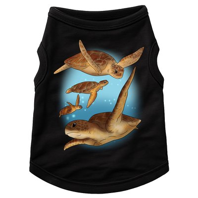 Sea Turtle Ocean Skip A Straw Save A Turtle Gift Doggie Tank