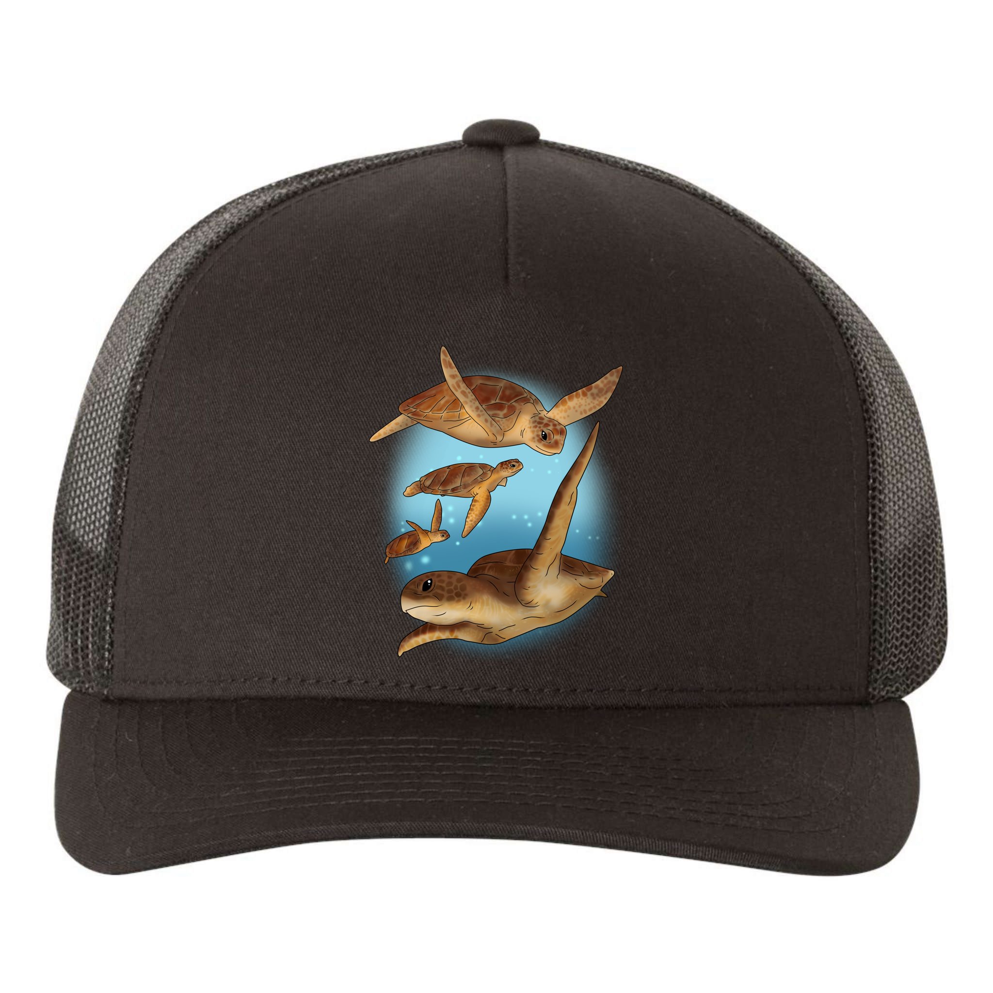 Sea Turtle Ocean Skip A Straw Save A Turtle Gift Yupoong Adult 5-Panel Trucker Hat