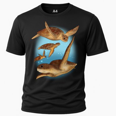 Sea Turtle Ocean Skip A Straw Save A Turtle Gift Performance Shirt