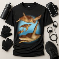 Sea Turtle Ocean Skip A Straw Save A Turtle Gift Performance Shirt