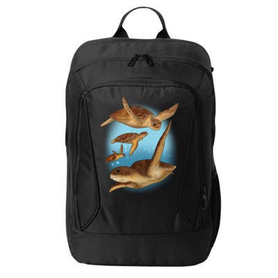 Sea Turtle Ocean Skip A Straw Save A Turtle Gift City Backpack