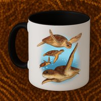 Sea Turtle Ocean Skip A Straw Save A Turtle Gift Mug