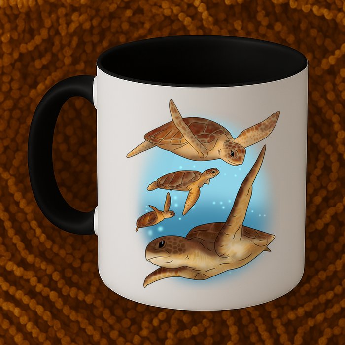 Sea Turtle Ocean Skip A Straw Save A Turtle Gift Mug