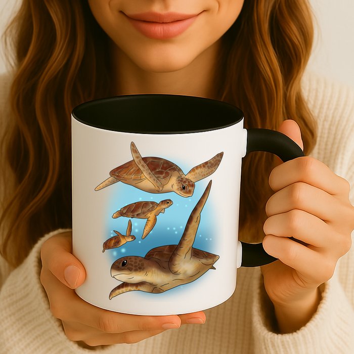 Sea Turtle Ocean Skip A Straw Save A Turtle Gift Mug