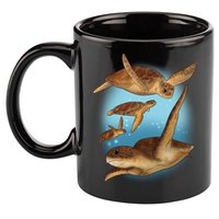 Sea Turtle Ocean Skip A Straw Save A Turtle Gift 11oz C Handle Ceramic Mug