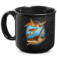 Sea Turtle Ocean Skip A Straw Save A Turtle Gift 15oz Campfire Ceramic Mug