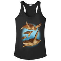 Sea Turtle Ocean Skip A Straw Save A Turtle Gift Ladies PosiCharge Competitor Racerback Tank