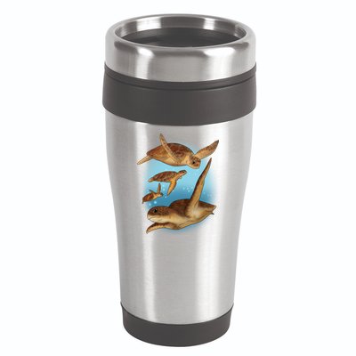 Sea Turtle Ocean Skip A Straw Save A Turtle Gift 16oz Travel Tumbler