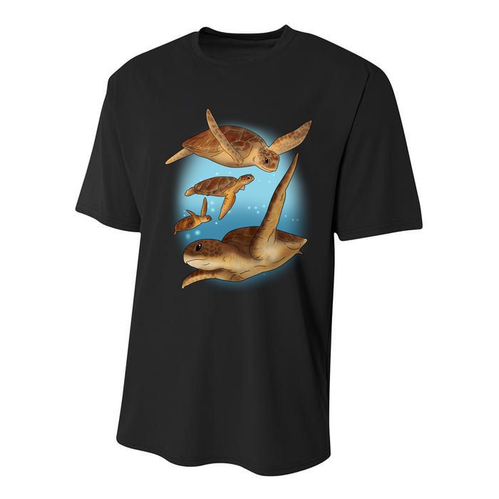 Sea Turtle Ocean Skip A Straw Save A Turtle Gift Youth Performance Sprint T-Shirt