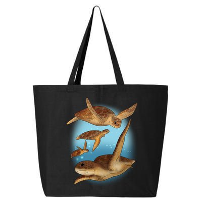 Sea Turtle Ocean Skip A Straw Save A Turtle Gift 25L Jumbo Tote