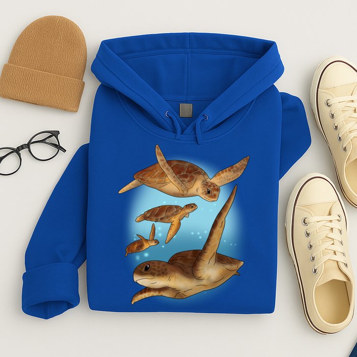 Sea Turtle Ocean Skip A Straw Save A Turtle Gift Hoodie
