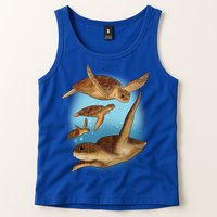 Sea Turtle Ocean Skip A Straw Save A Turtle Gift Tank Top
