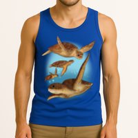 Sea Turtle Ocean Skip A Straw Save A Turtle Gift Tank Top