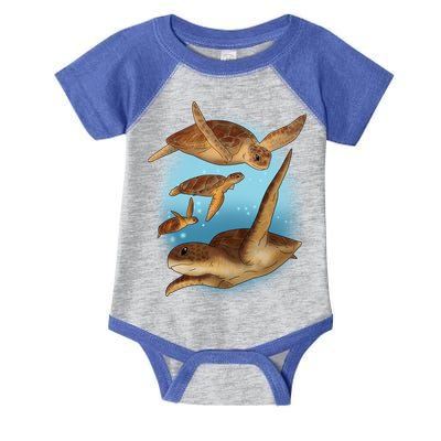 Sea Turtle Ocean Skip A Straw Save A Turtle Gift Infant Baby Jersey Bodysuit