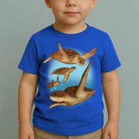 Sea Turtle Ocean Skip A Straw Save A Turtle Gift Toddler T-Shirt