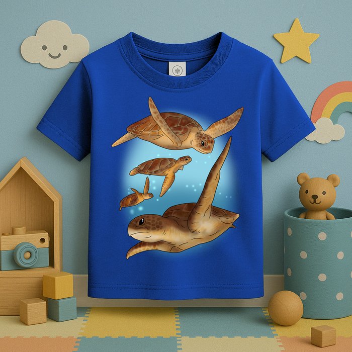 Sea Turtle Ocean Skip A Straw Save A Turtle Gift Toddler T-Shirt