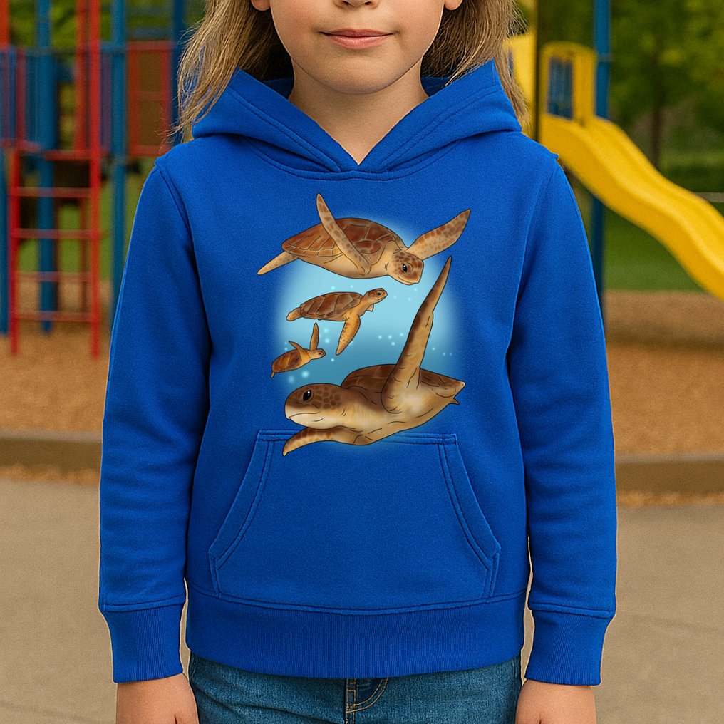 Sea Turtle Ocean Skip A Straw Save A Turtle Gift Kids Hoodie