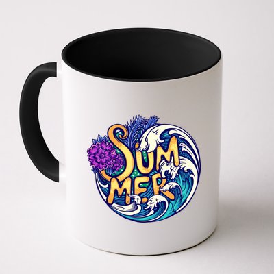 Summer Tropical Ocean Wave Mug
