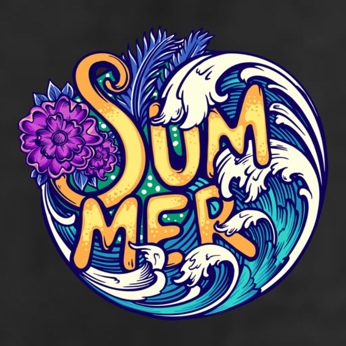 Summer Tropical Ocean Wave 11oz C Handle Ceramic Mug