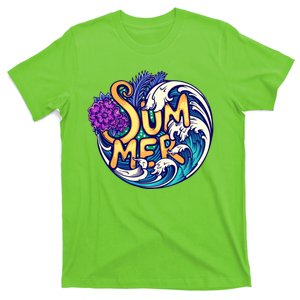 Summer Tropical Ocean Wave T-Shirt