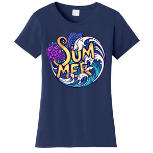 Summer Tropical Ocean Wave Women's T-Shirt