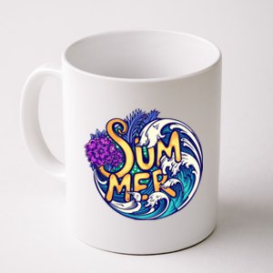 Summer Tropical Ocean Wave Coffee Mug