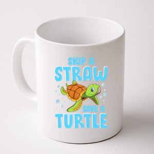 Sea Turtles Ocean Skip A Straw Save A Turtle Marine Biology Cool Gift Coffee Mug