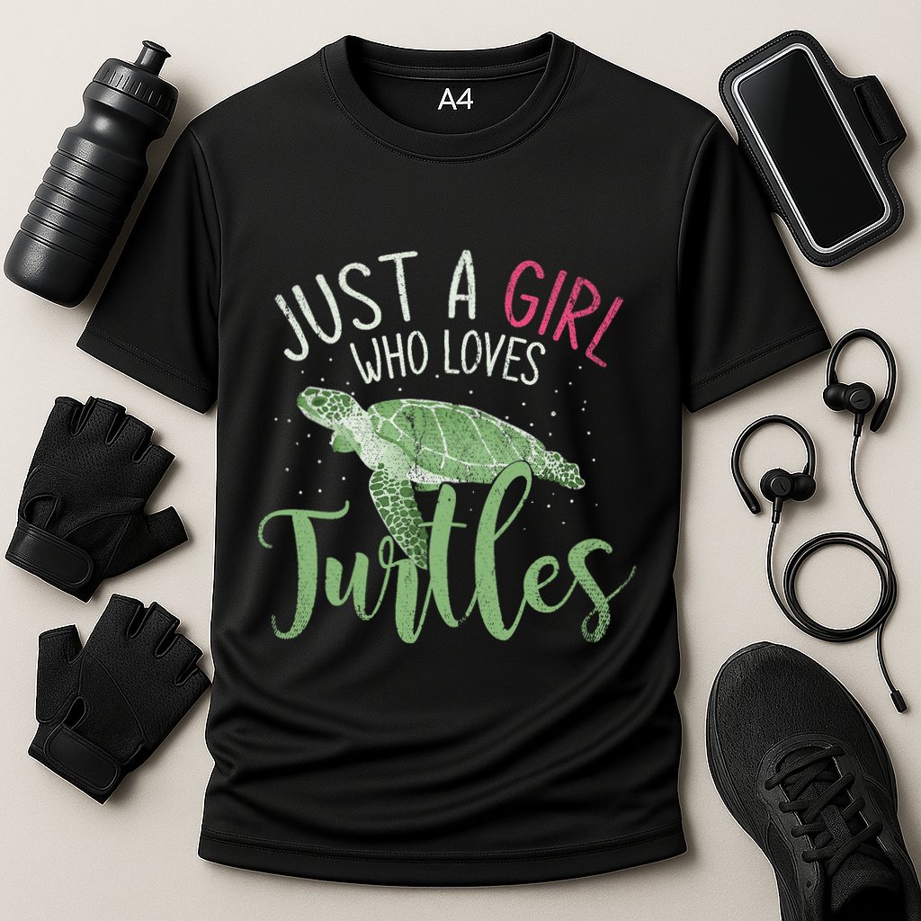 Sea Turtle Ocean Animal Wo Girl Gift Turtle Cooling Performance Crew T-Shirt