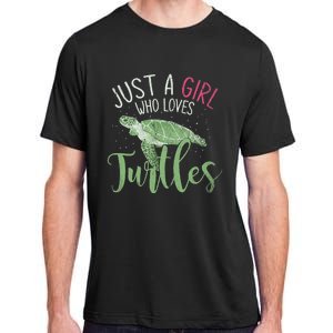 Sea Turtle Ocean Animal Wo Girl Gift Turtle Adult ChromaSoft Performance T-Shirt