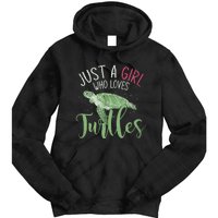 Sea Turtle Ocean Animal Wo Girl Gift Turtle Tie Dye Hoodie