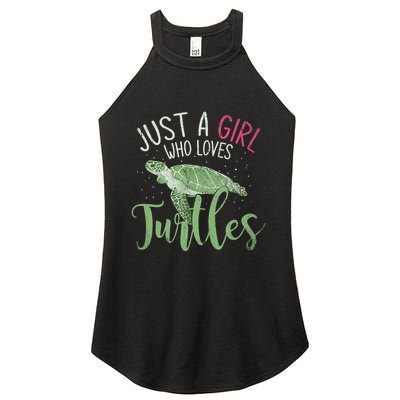Sea Turtle Ocean Animal Wo Girl Gift Turtle Women's Perfect Tri Rocker Tank