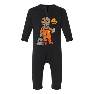 Sam Treat Or Trick Halloween Infant Fleece One Piece