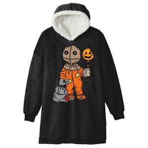 Sam Treat Or Trick Halloween Hooded Wearable Blanket