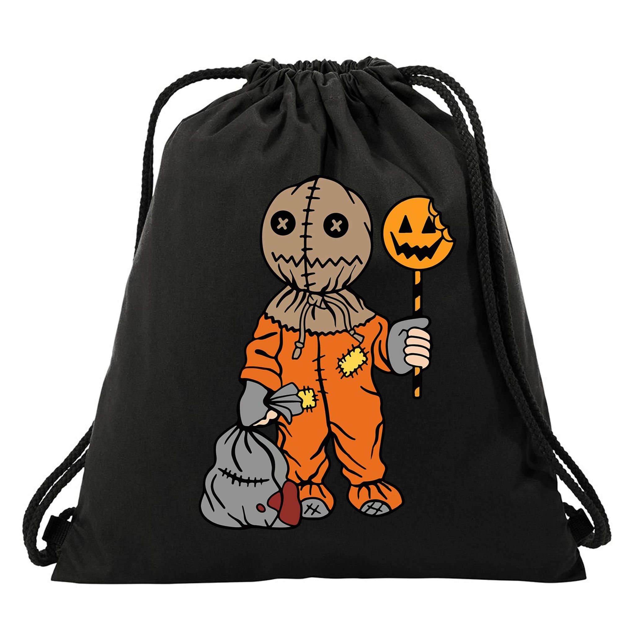 Sam Treat Or Trick Halloween Drawstring Bag