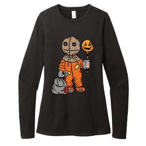 Sam Treat Or Trick Halloween Womens CVC Long Sleeve Shirt