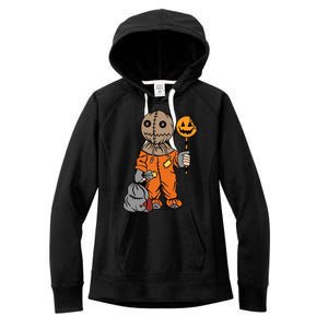 Sam Treat Or Trick Halloween Women's Fleece Hoodie