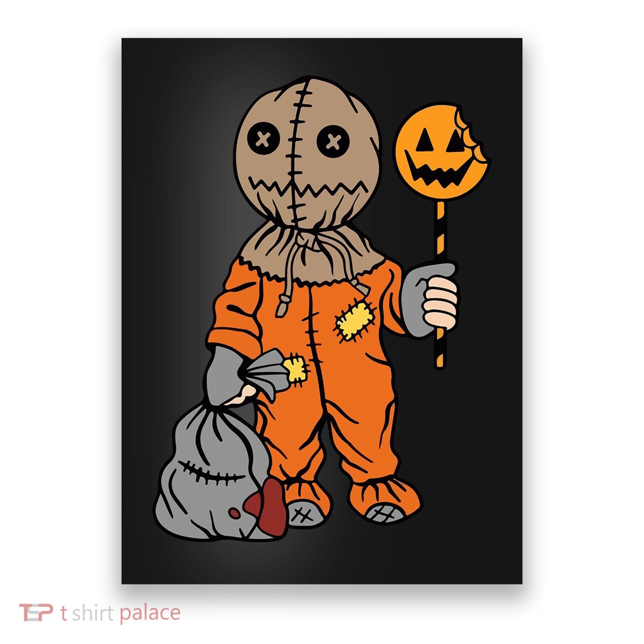 Sam Treat Or Trick Halloween Poster