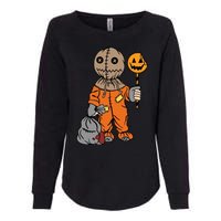 Sam Treat Or Trick Halloween Womens California Wash Sweatshirt