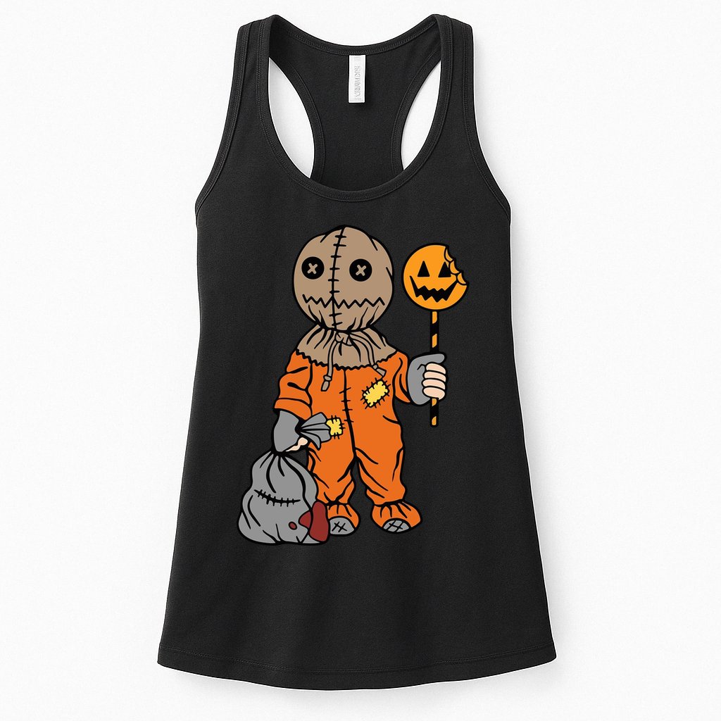 Sam Treat Or Trick Halloween Womens Tank Top