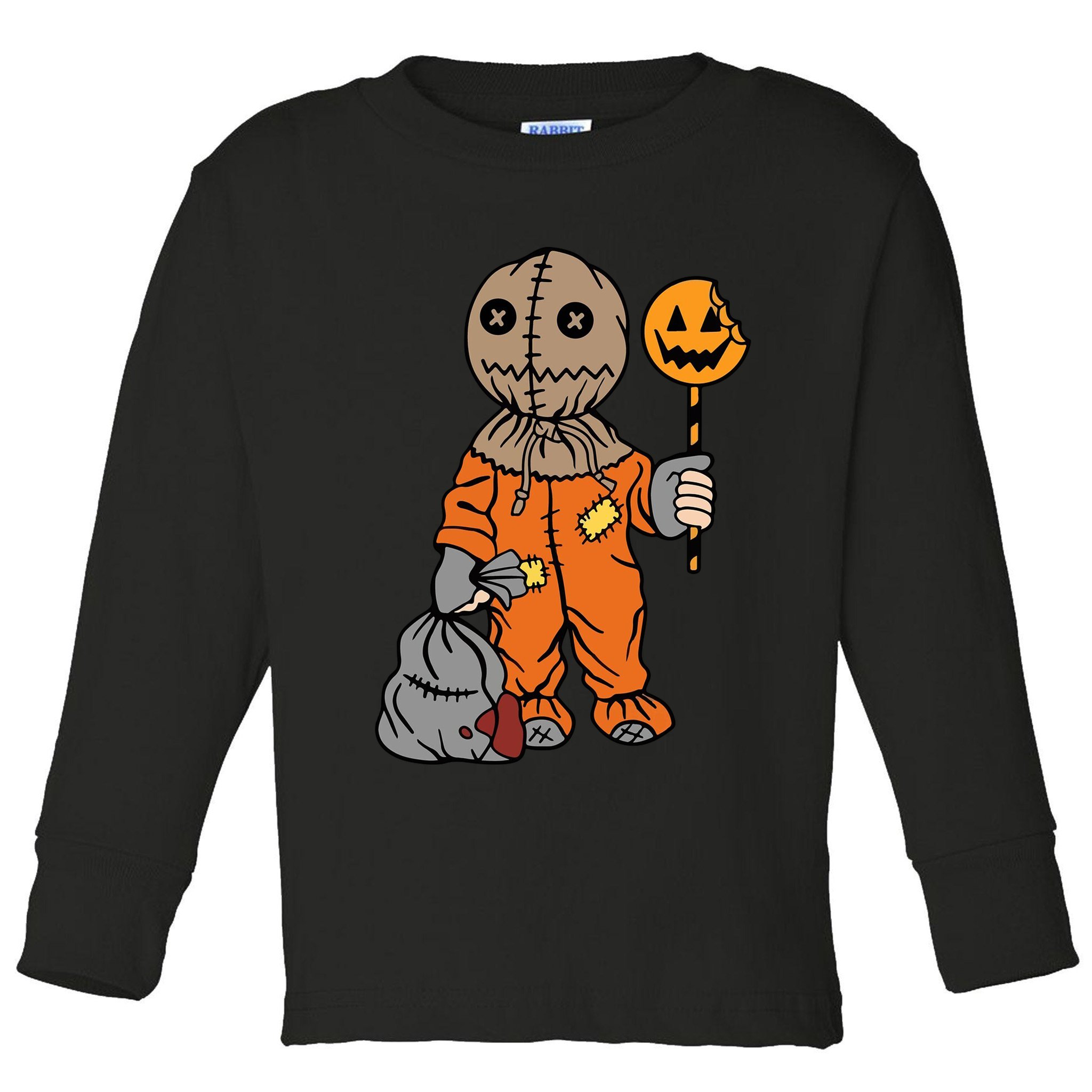 Sam Treat Or Trick Halloween Toddler Long Sleeve Shirt