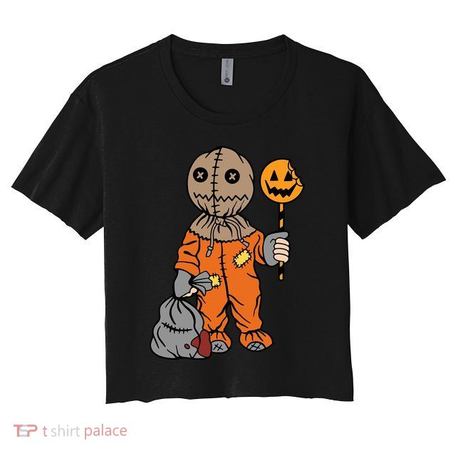 Sam Treat Or Trick Halloween Crop Top