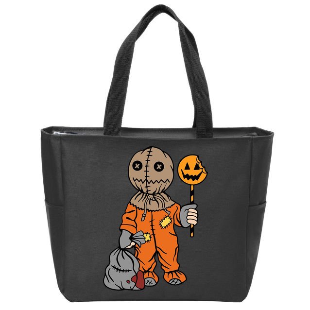 Sam Treat Or Trick Halloween Zip Tote Bag