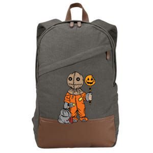 Sam Treat Or Trick Halloween Cotton Canvas Backpack