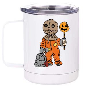 Sam Treat Or Trick Halloween 12 oz Stainless Steel Tumbler Cup