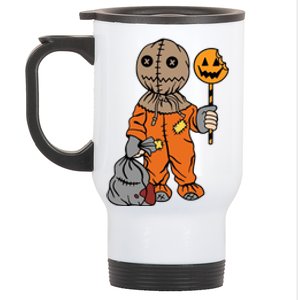 Sam Treat Or Trick Halloween Stainless Steel Travel Mug